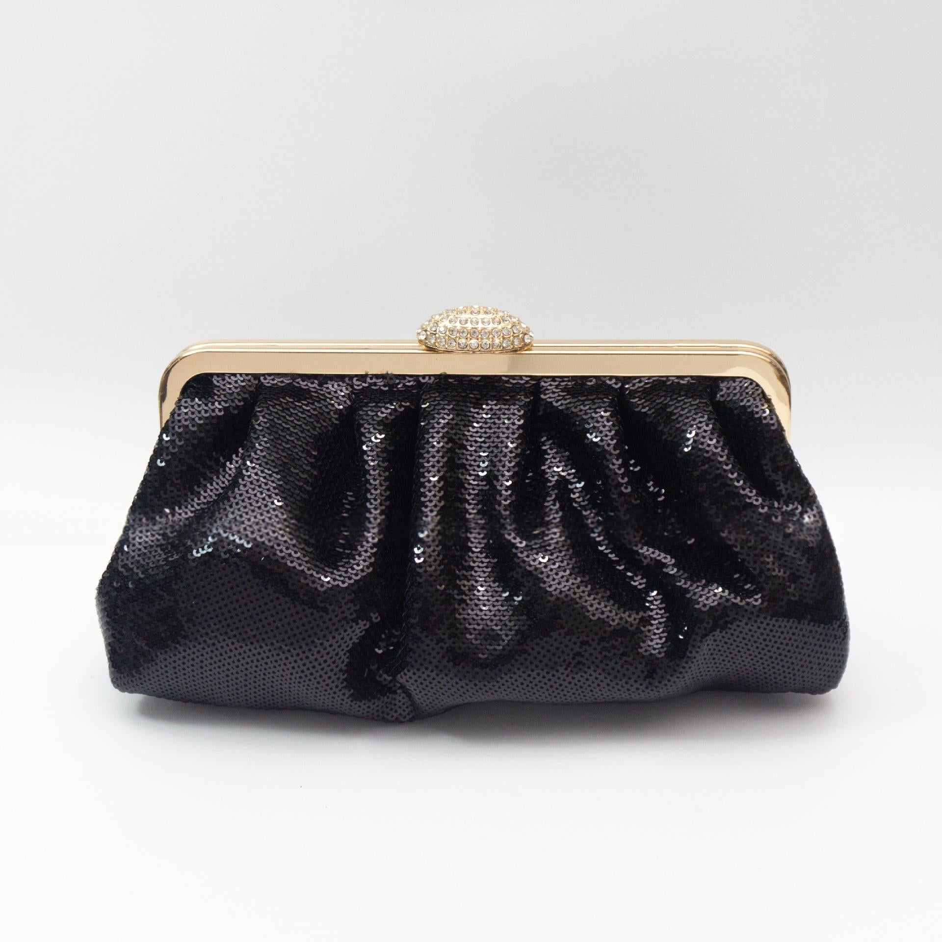 Sac d'embrayage à l'échelle de Sequin nouveau style