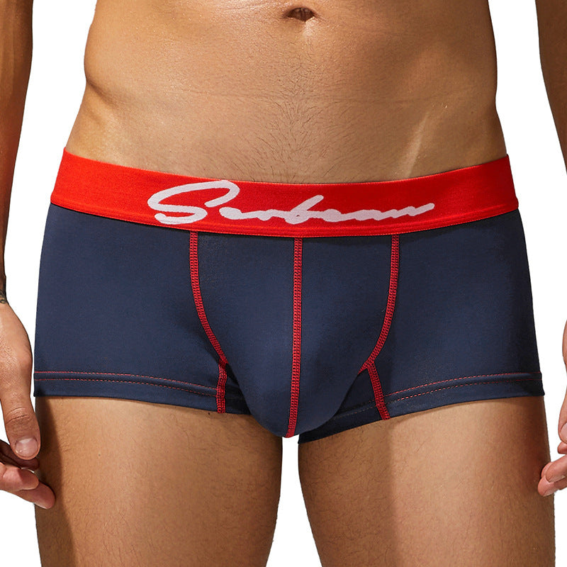 Slips de Boxer taille moyenne à taille basse pour hommes