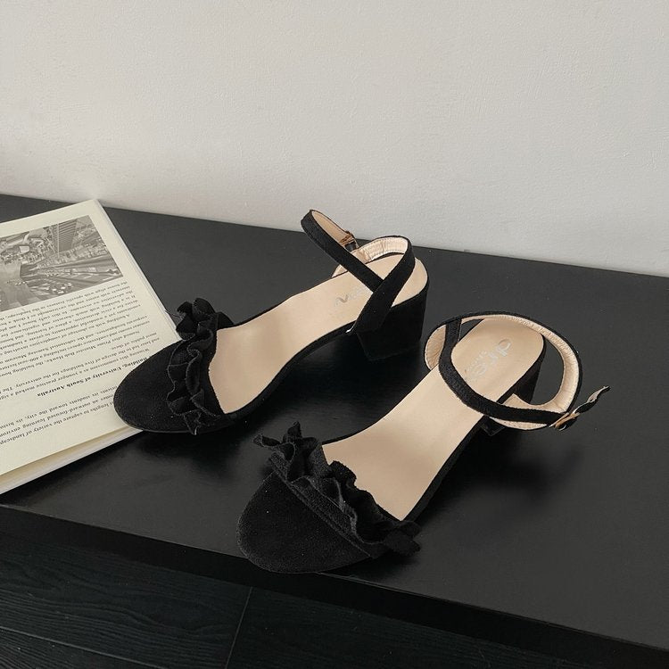 Style fée Sandales romaines douces pour les femmes