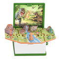 3D Dinosaur Pop-up Livre Porte-clés Enfants Jouet créatif de décompression