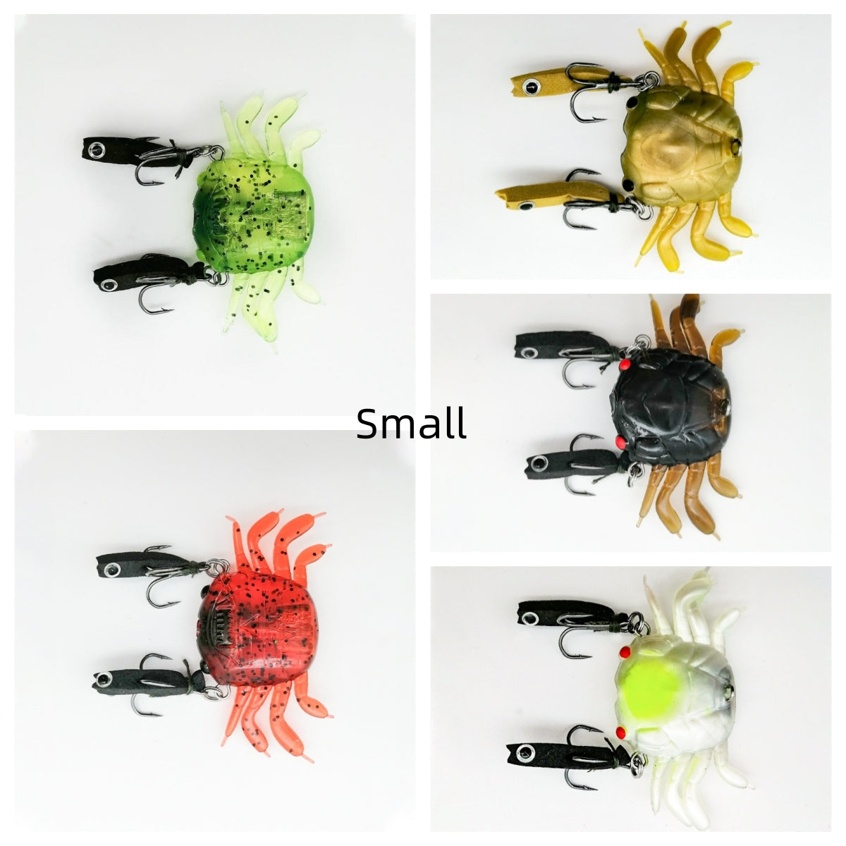 Crabe Lure Submersible Long S Paquet Lead Trois Crochets Lure Bait
