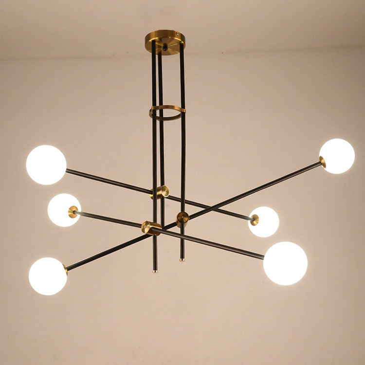 Rétro LED style européen Lustre élégant et minimaliste