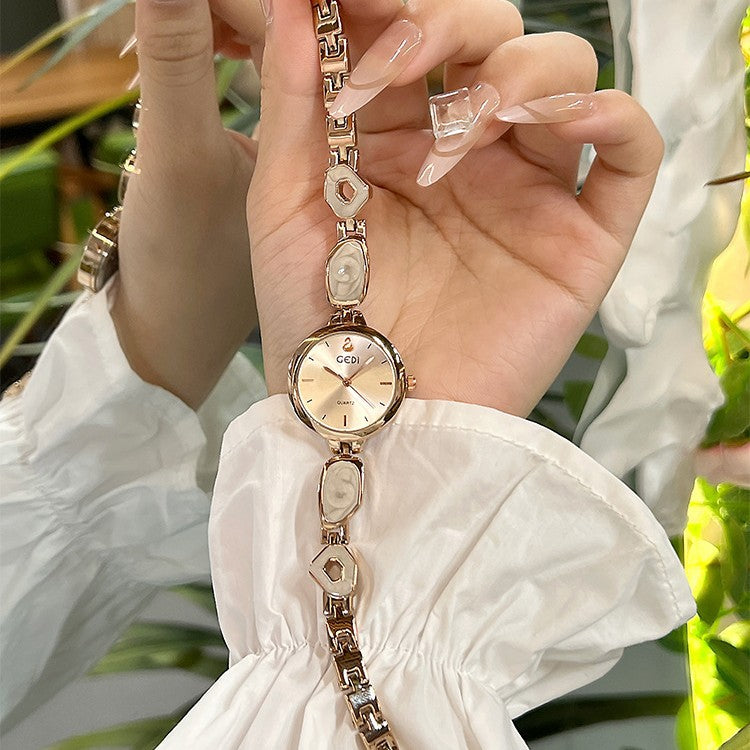Femme Léger Luxury Niche Petite Exquise Minimalist Quartz Watch