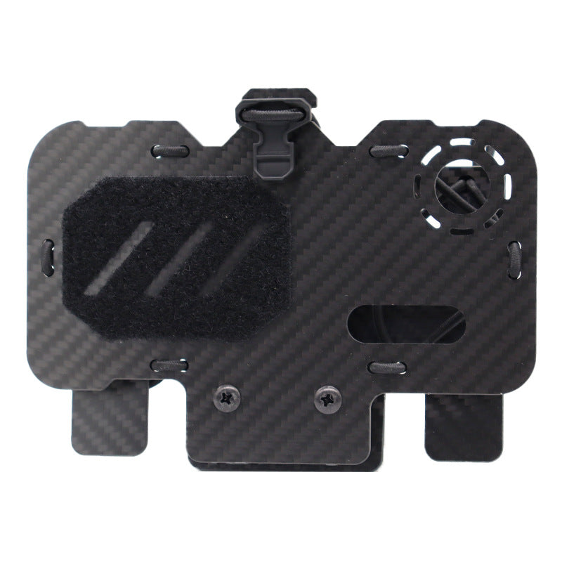 Foldable Carbon Fiber MOLLE Navigation Board System Mounted Tactical Vest Chest Hanger