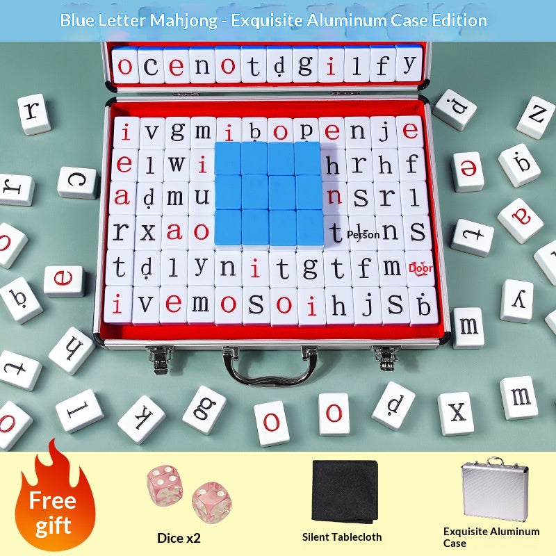 Jeu d'orthographe de mots Alphabet Mahjong