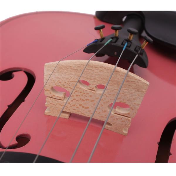 Violon rose et boîte Bow Rosin