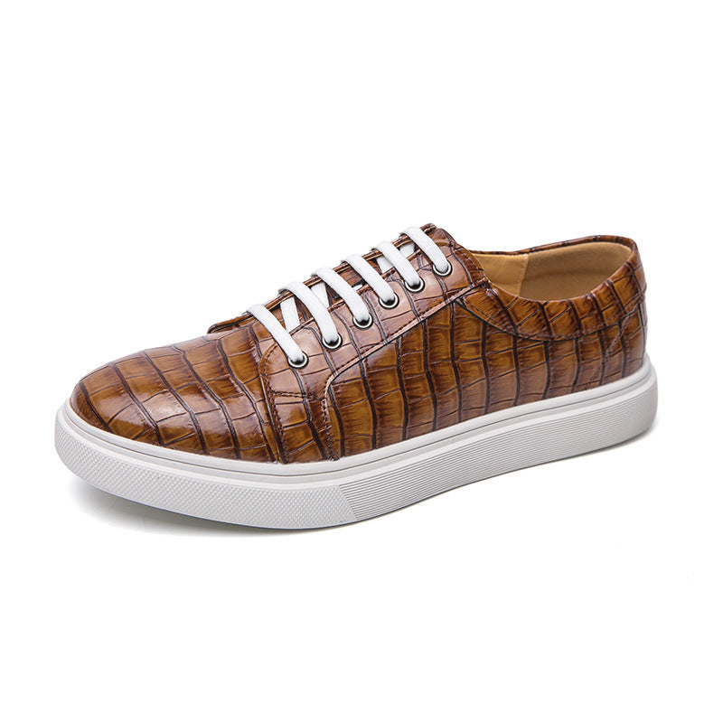 Plus-size Lace-up British-style Personalized Casual Mens Sneakers