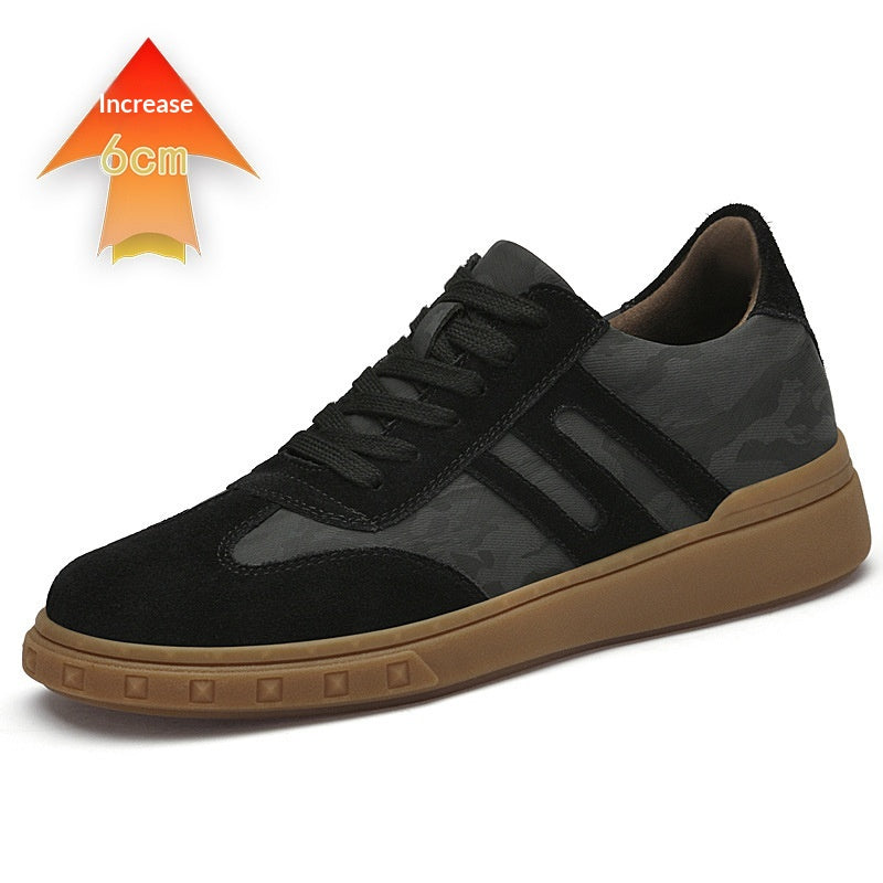 Les sneakers occasionnels à la mode échancrés pour hommes