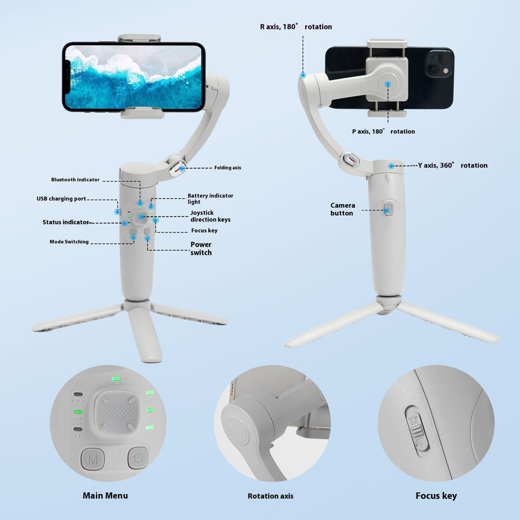 Stabilisateur de téléphone trépied portatif M01