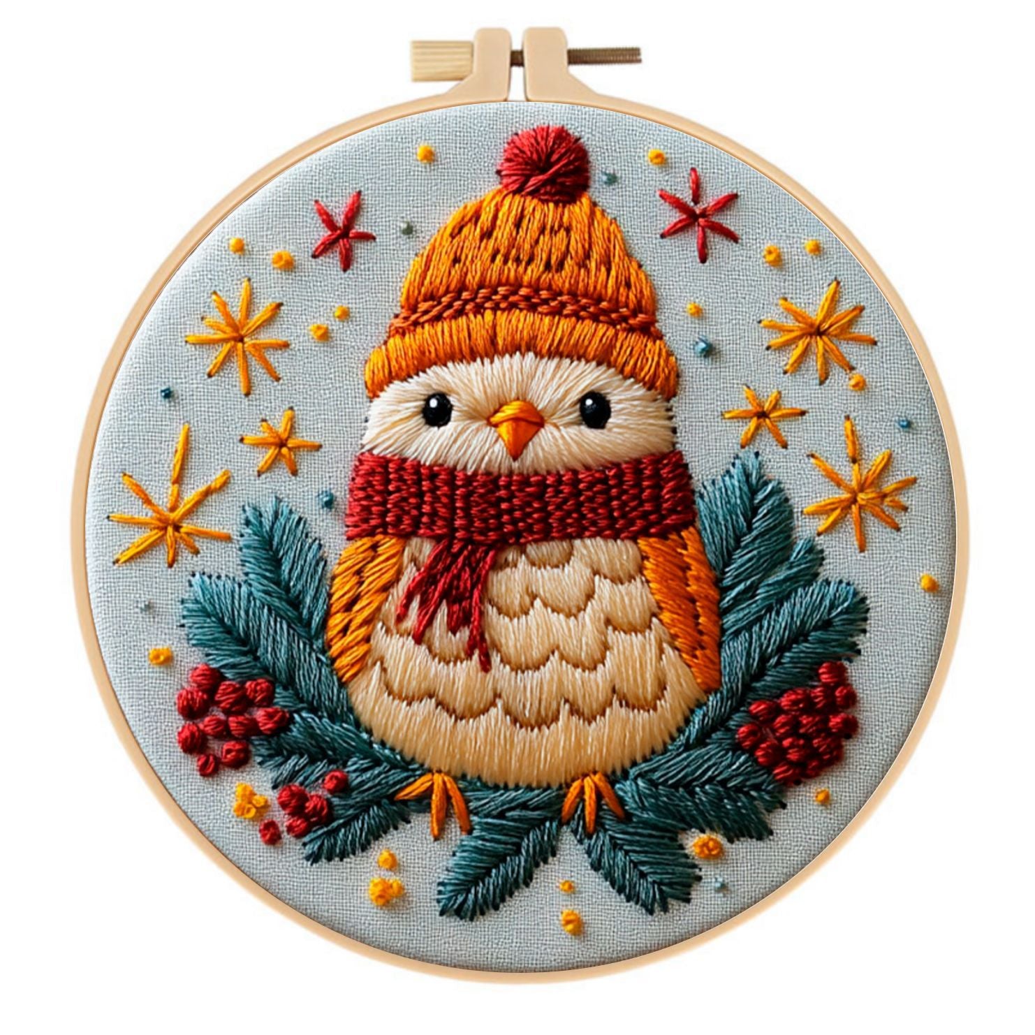 Trousse de matériel pour les oiseaux d'hiver de Noël