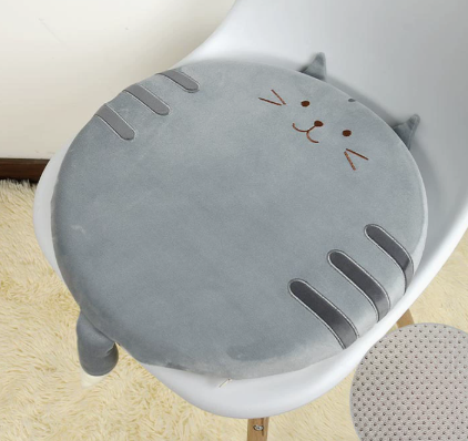 Mignon dessin animé animal ronde mémoire mousse siège Coussin non glissade fond