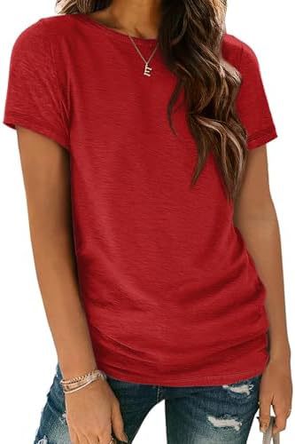 T-shirt pour femme T-shirt d'été Top manches courtes