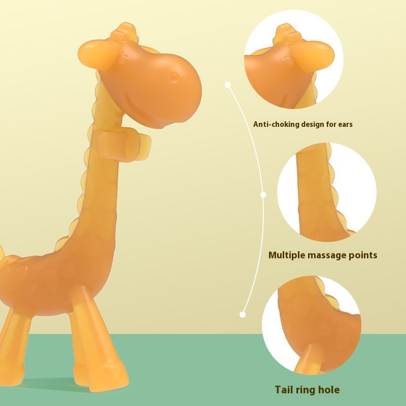 Bébé liquide Giraffe Teether Safe Silicone Nano Molar Rod