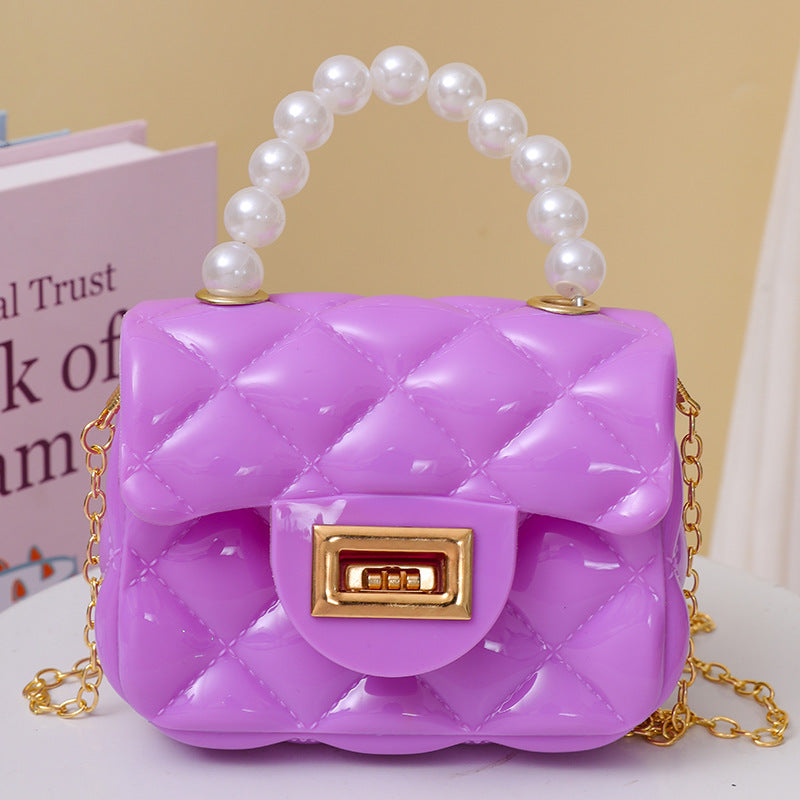 Sac candy à main Solid Color Strap à épaule unique