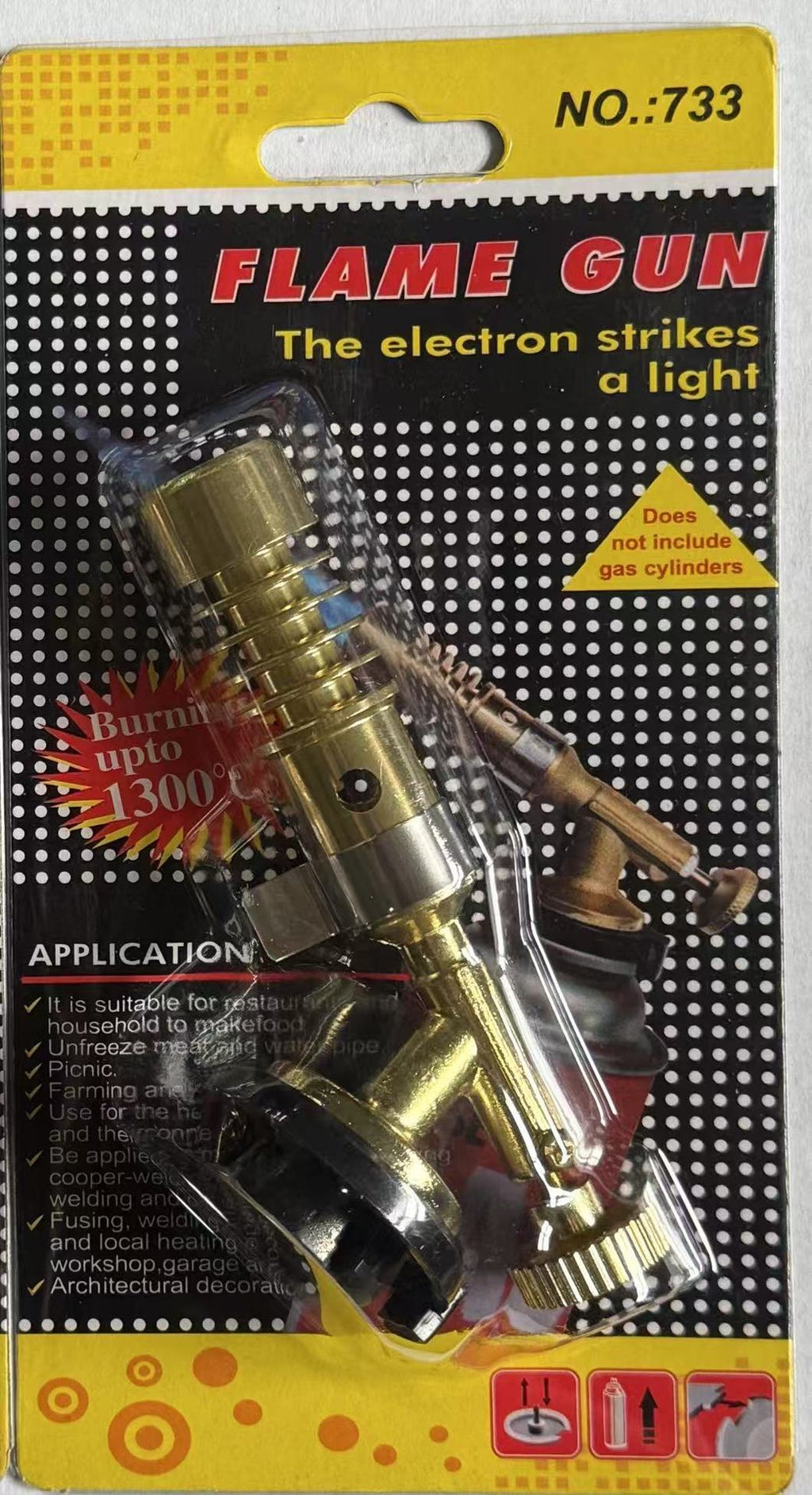 Pistolet à vaporisation, Cylindre à gaz de cassette, Pistolet à vaporisation, Pistolet à ignition au four, Soudage extérieur du barbecue
