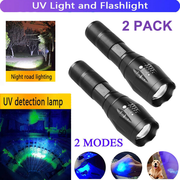 Lampe de poche LED 2-en-1