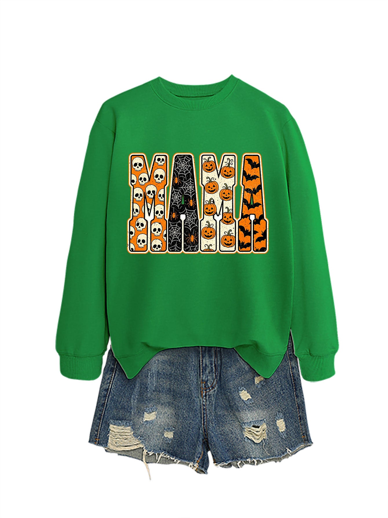 Hoodie d'Halloween pour femmes avec araignée de crâne et Jack-o-lantern Designs