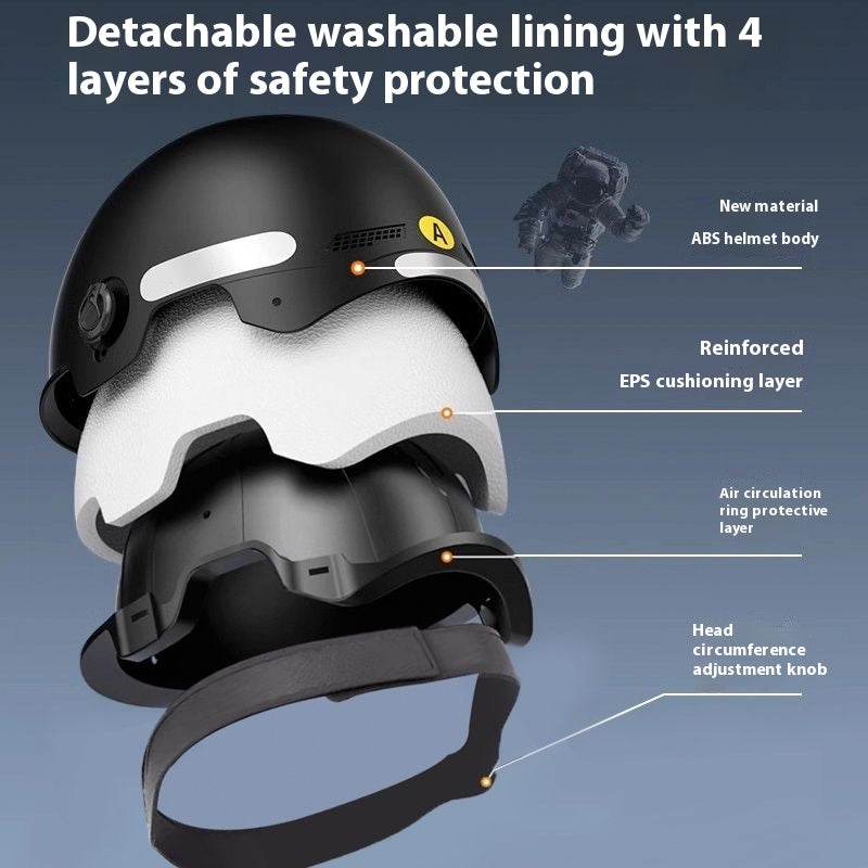 Protection solaire du casque de moto électrique certifié 3C
