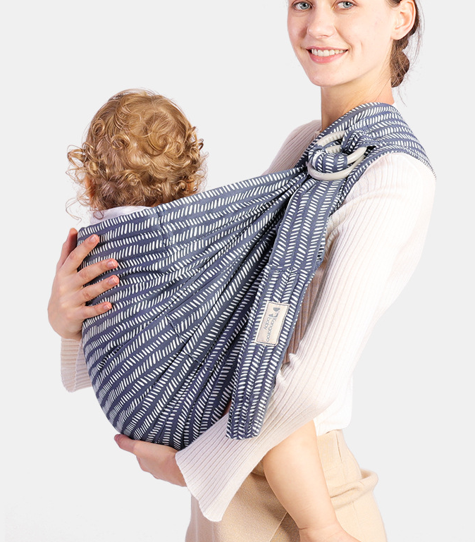 Type de retenue horizontale pour bébé Sling Nouveau-né