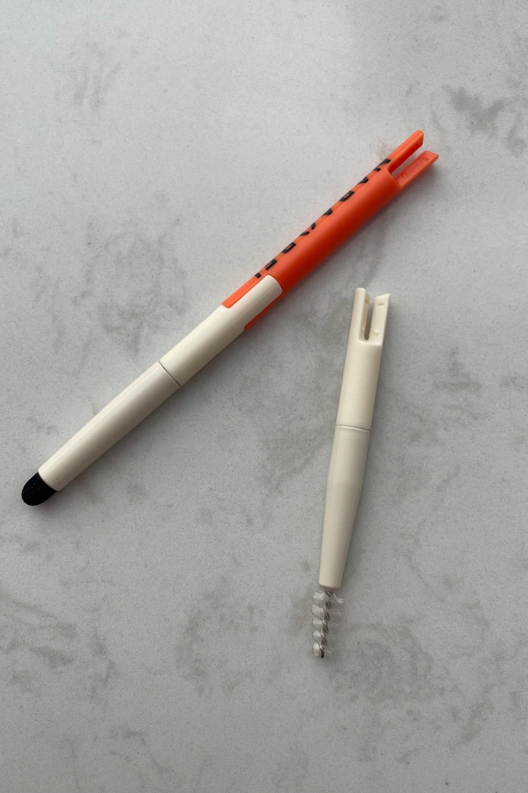 Brosse de maquillage en bobine de mélange de cils à double extrémité