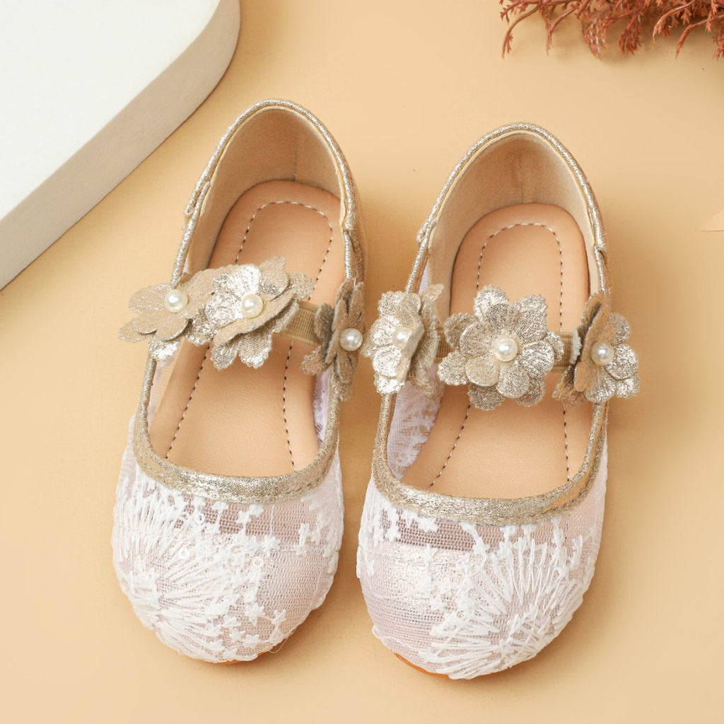Style antique Soft Bottom Brodé Fleur Chinois Style Princesse monocouche Chaussures