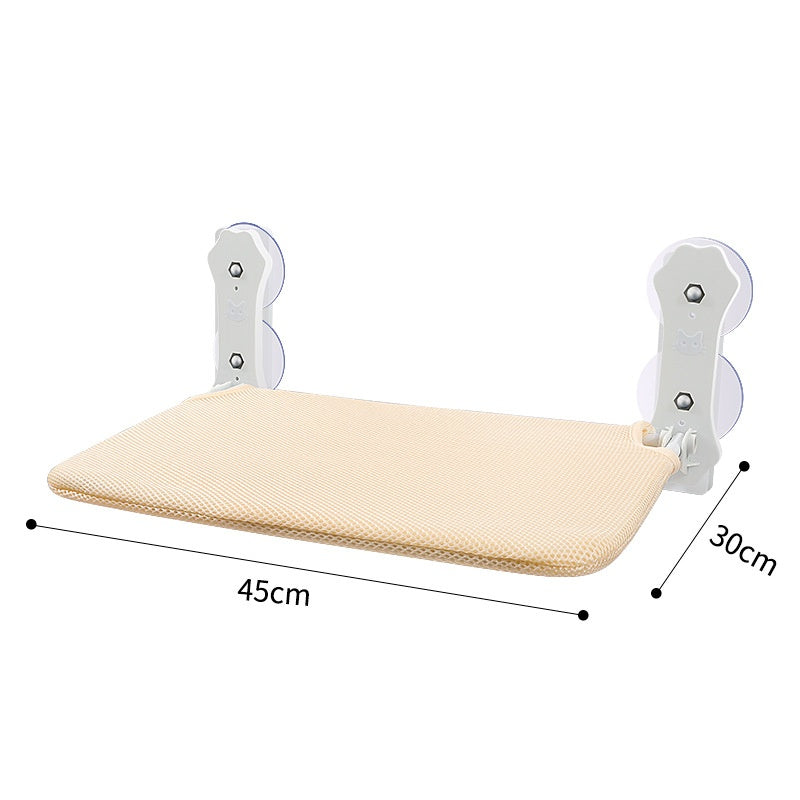 Animaux de compagnie Suction Cup Hamac amovible et lavable Nest de chat
