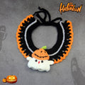 Foulard d'Halloween tricoté à la main pour chats et chiens