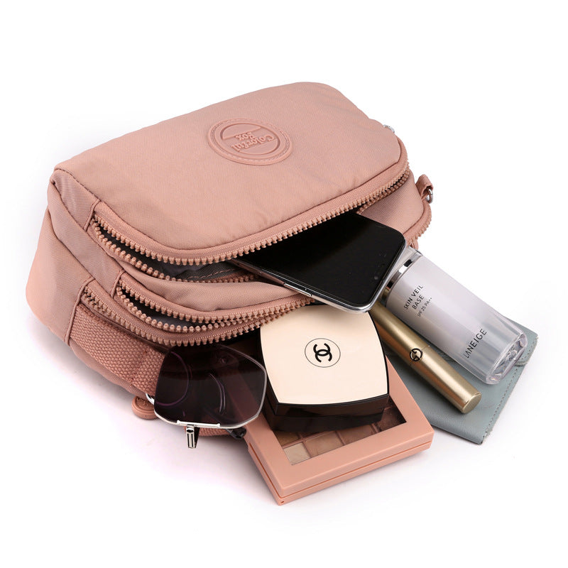 Colorful Fox Mode Mobile Phone Bag Women's Multi-Layer Simple Sac à épaules Satchel Wate