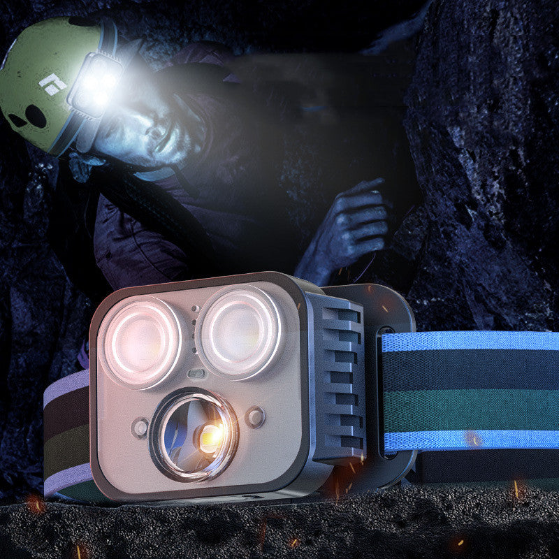 Outdoor Camping USB Rechargeable Smart Induction Lampe de pêche