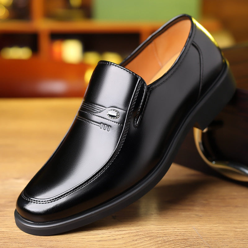Chaussures en cuir pour hommes de printemps Plus-size