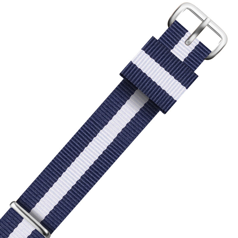 Bracelet de montre en nylon DW avec boucle tissée et bande de toile