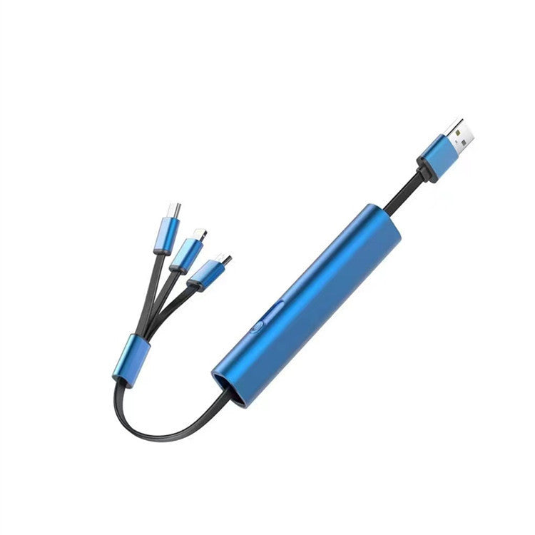 Câble USB de charge rapide en métal 3in1
