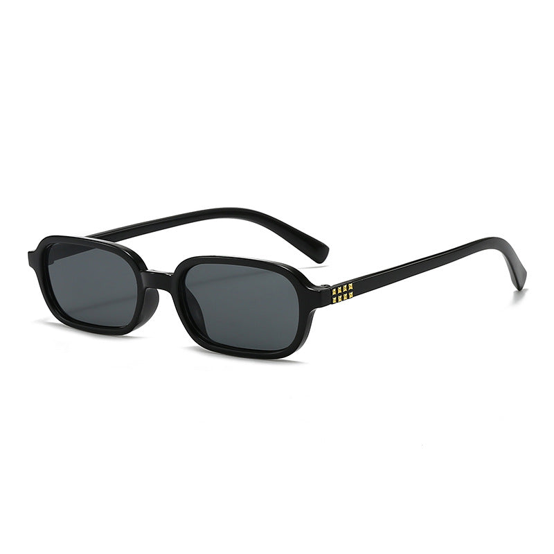 Style rétro Lunettes de soleil personnalisées en noir