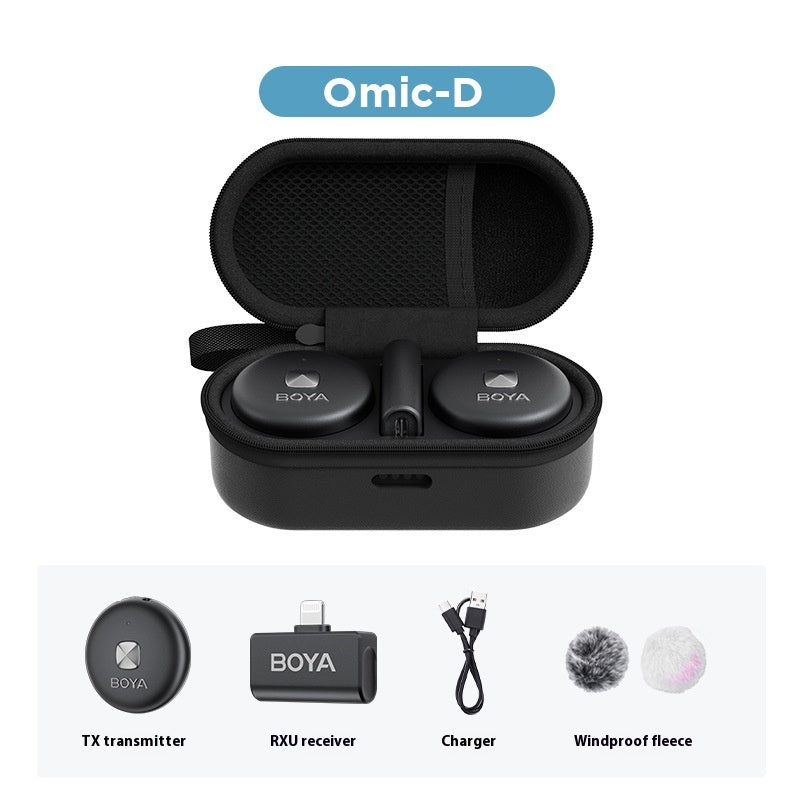 Microphone sans fil Boya Clip en deux en un