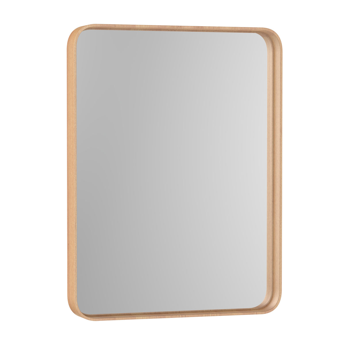 Miroir mural avec cadre en métal rectangulaire