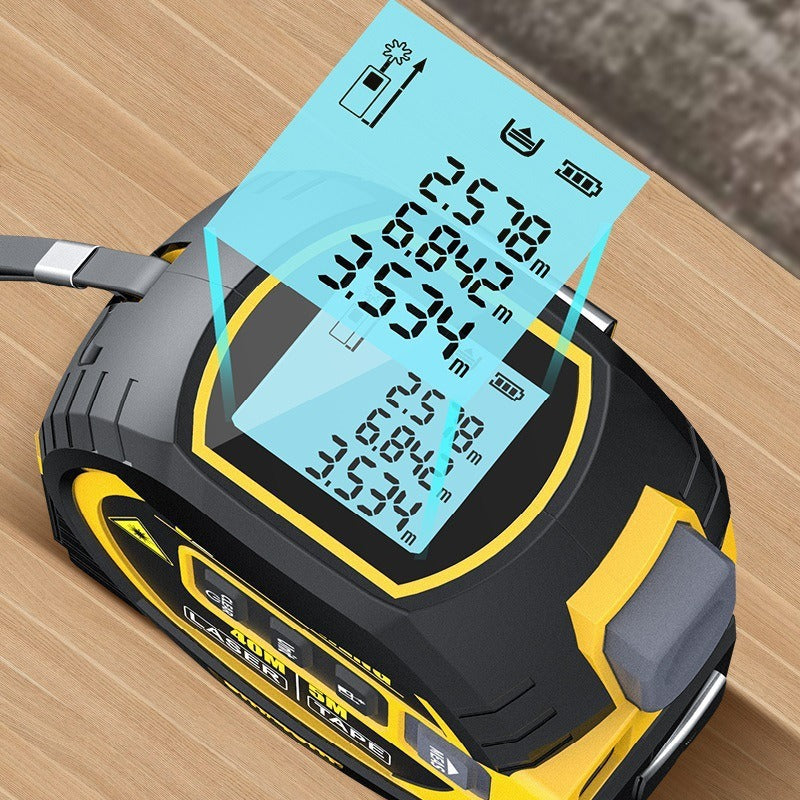 Laser Range Finder Haute précision de mesure de distance de règle infrarouge ruban laser portable Ra