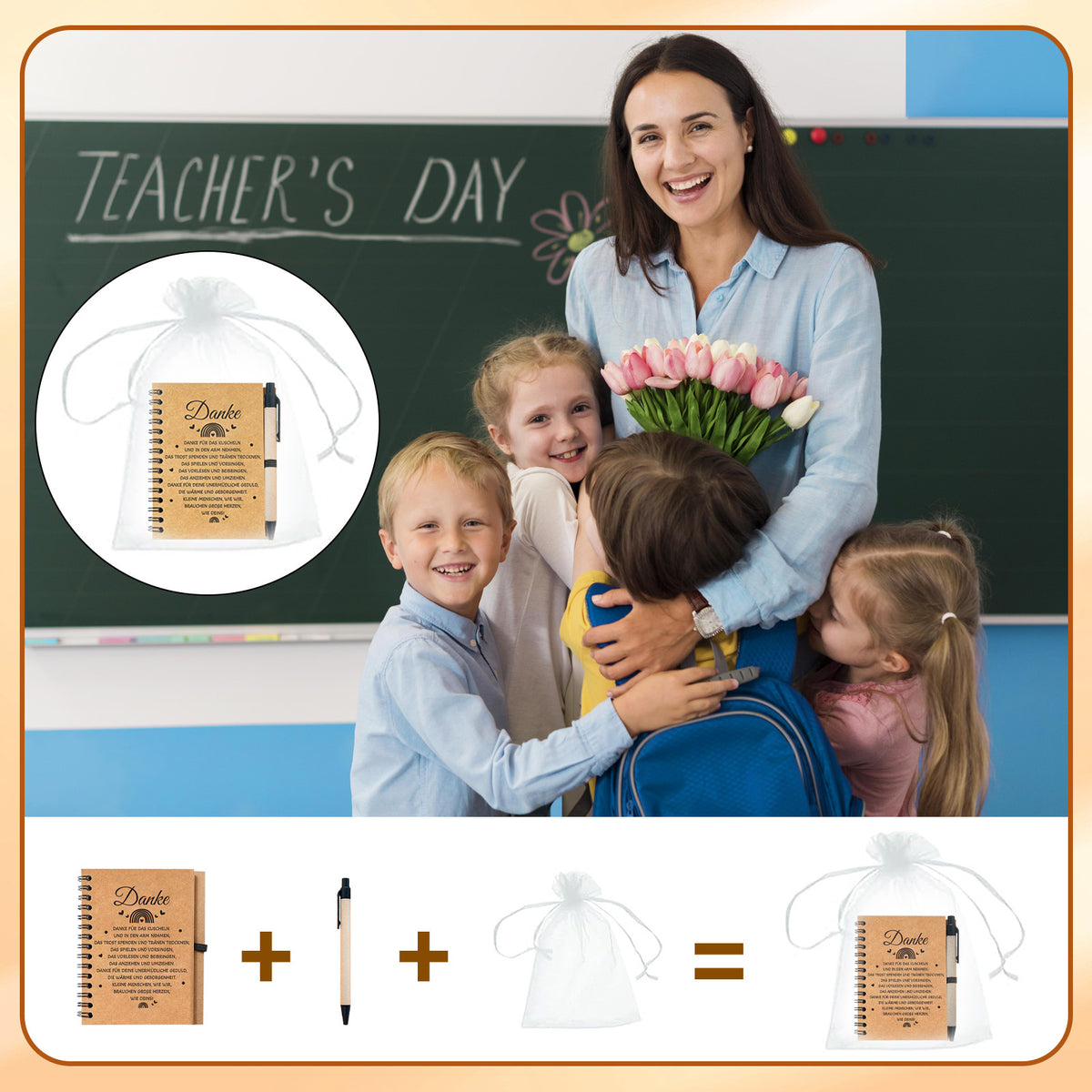 Ensemble de cadeaux 6-pièces pour les enseignants