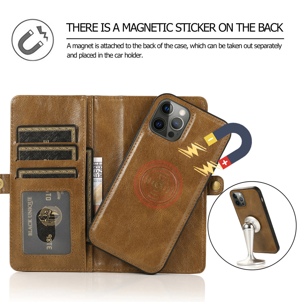 Flip Card Téléphone portable Etui en cuir