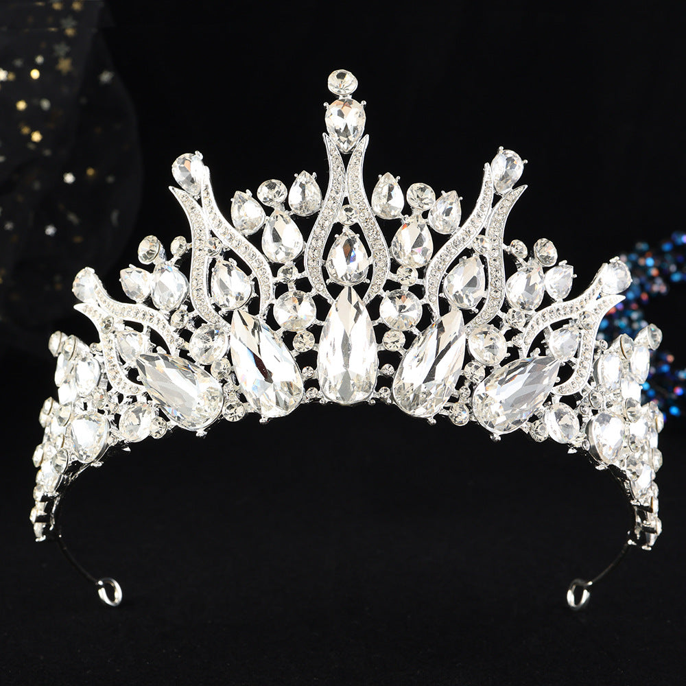 Tête de mariée en alliage baroque