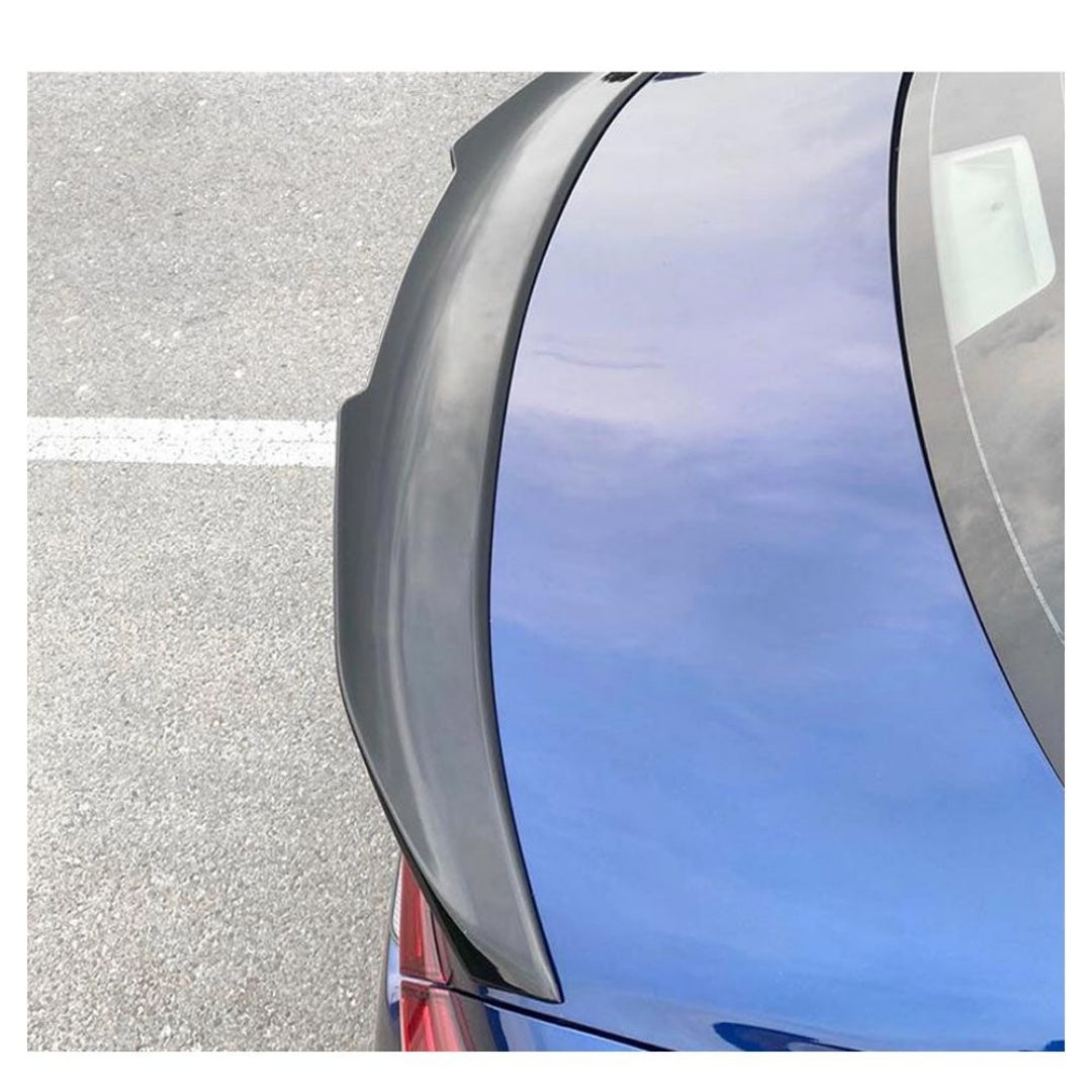 Convient 14-23 Infiniti Q50 PSM Style arrière Trunk Lip Spoiler mat noir ABS