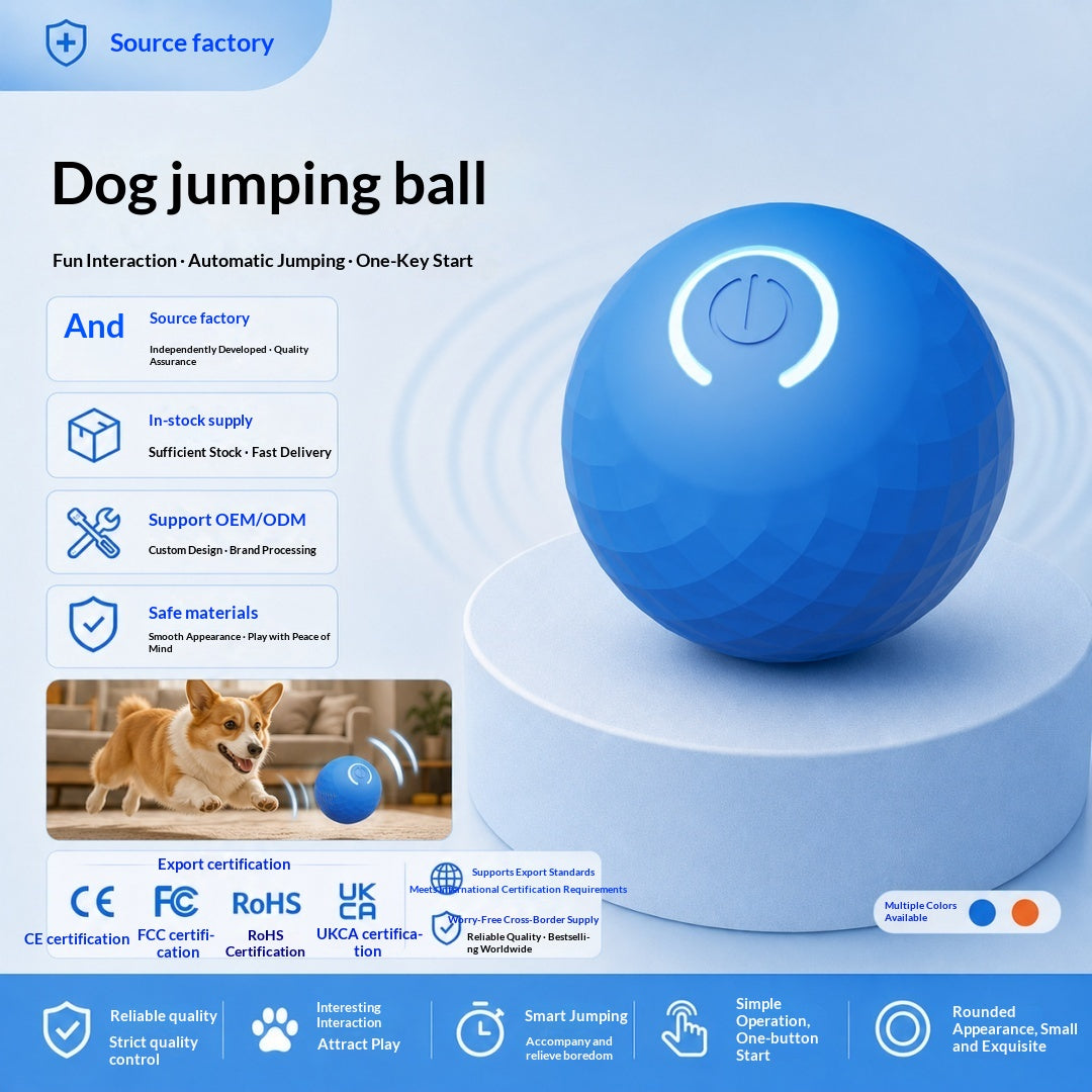 Boule de jouet électrique interactive pour chien gravitationnelle pour self-play