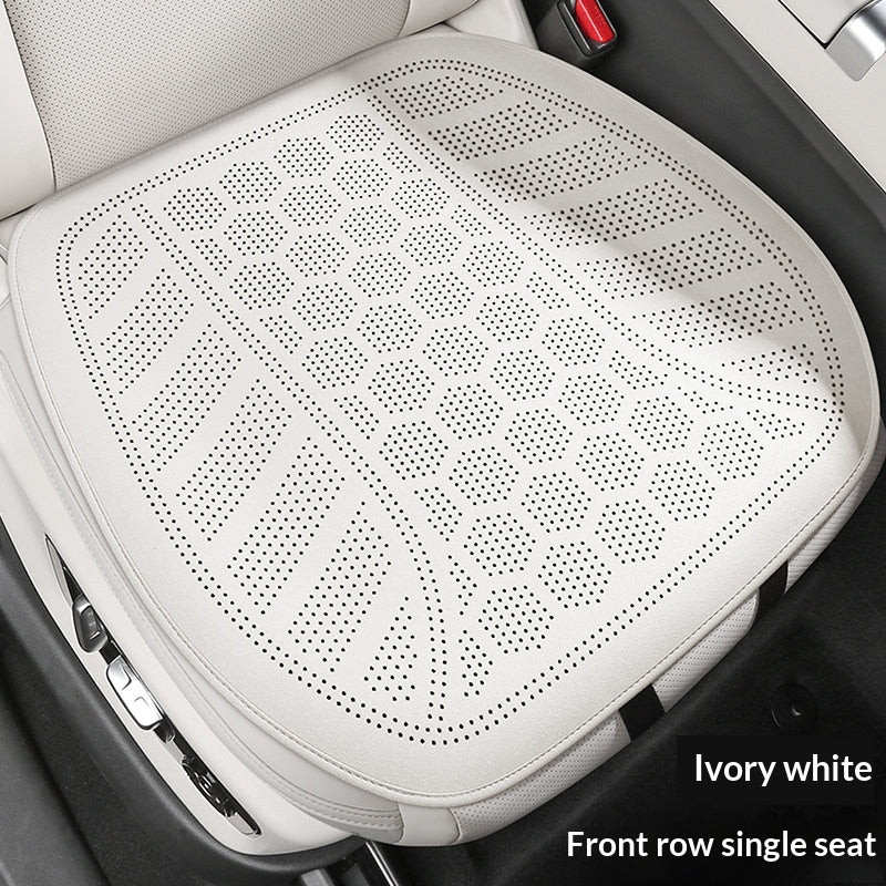 Coussin universel de quatre-saisons ultra-mince Suede-Look à trois pièces de siège de voiture