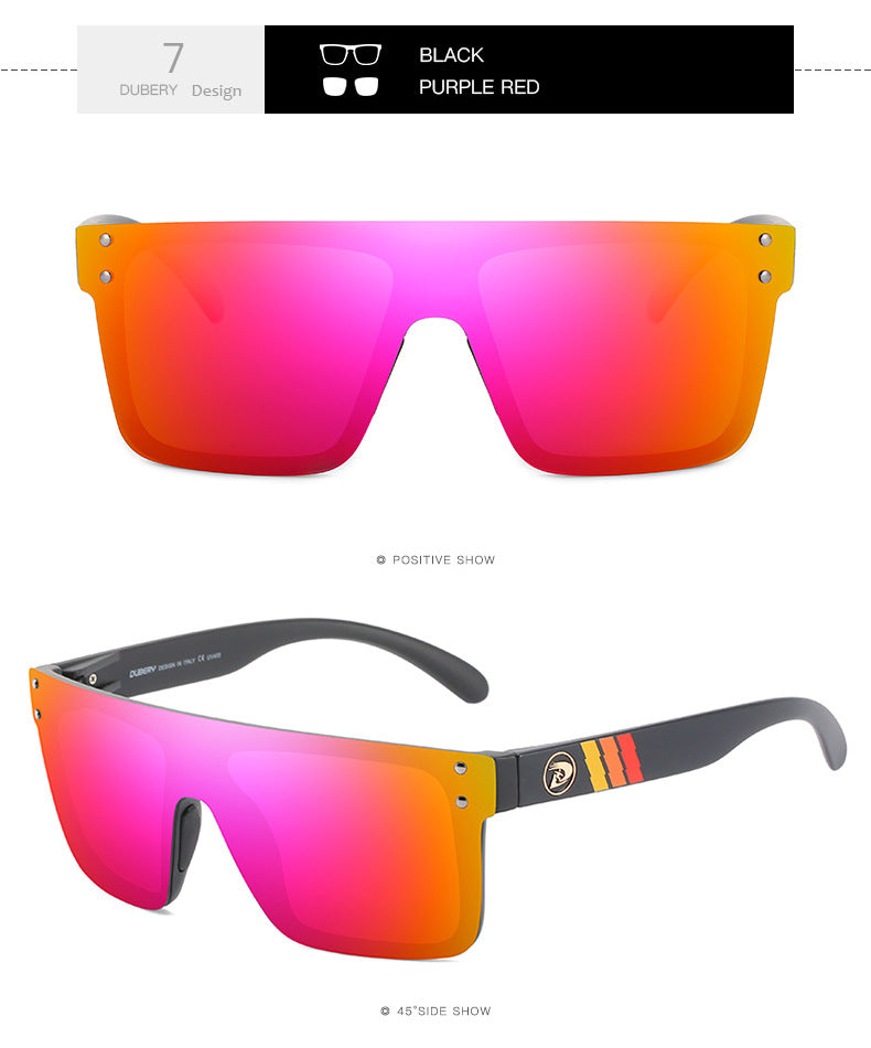 DUBERY Lunettes de soleil à une pièce surdimensionnées