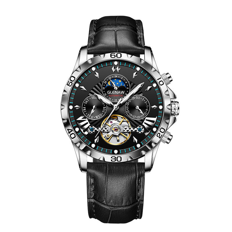 Montre mécanique automatique de mode pour hommes
