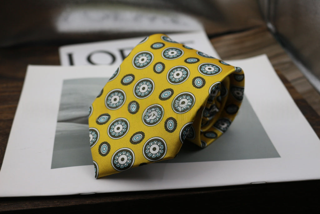 9cm Tie formelle d'affaires large largeur