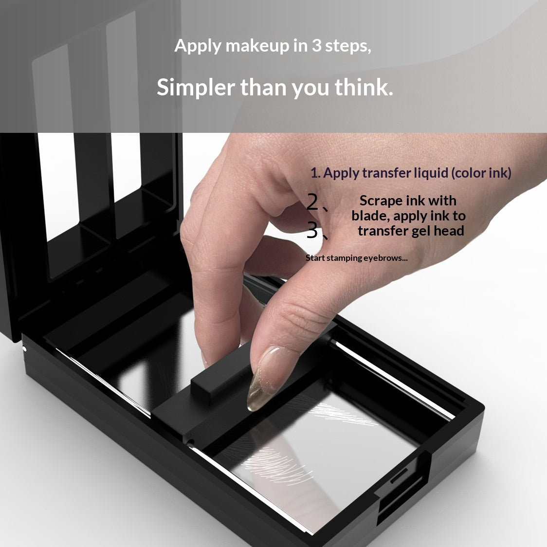Eyebrow And Lower Lash Stamp For A Natural Look Waterproof And Sweat Proofyour Ultimate Eyebrow Drawing Tool