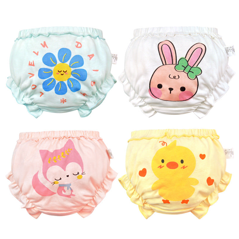 Short de style coréen Slip pour enfants Sous-vêtements pour filles sans Pp