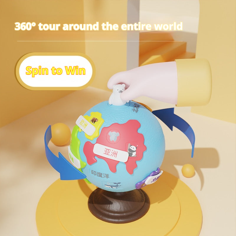 Globe Jouet éducatif Montessori pour garçons et filles