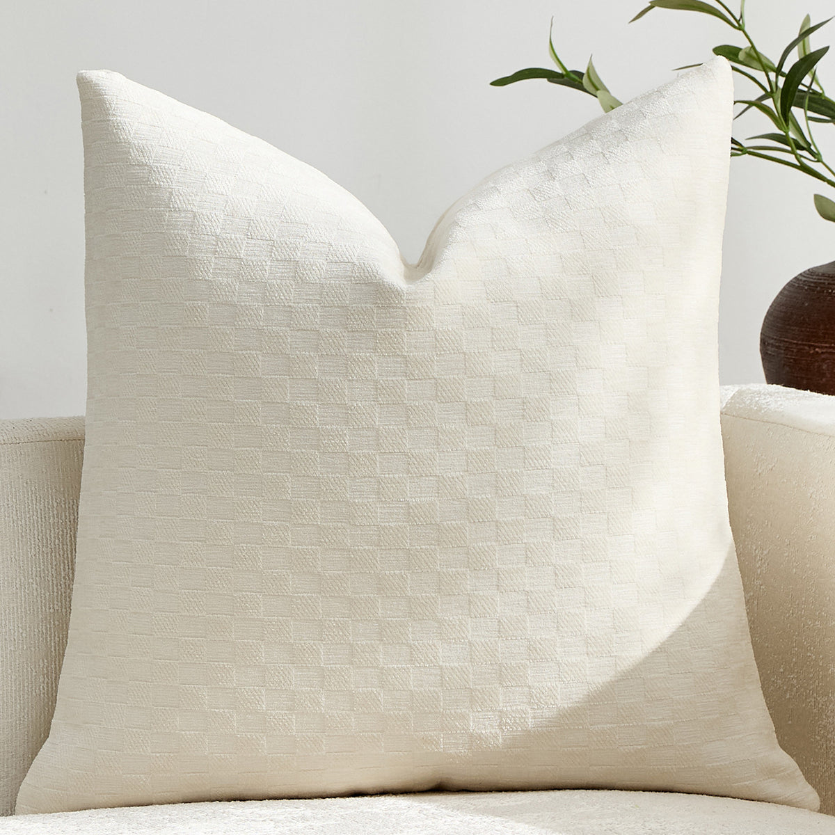 Solid Color Three-Dimensional Cushion Cover for Small Throw Pillow