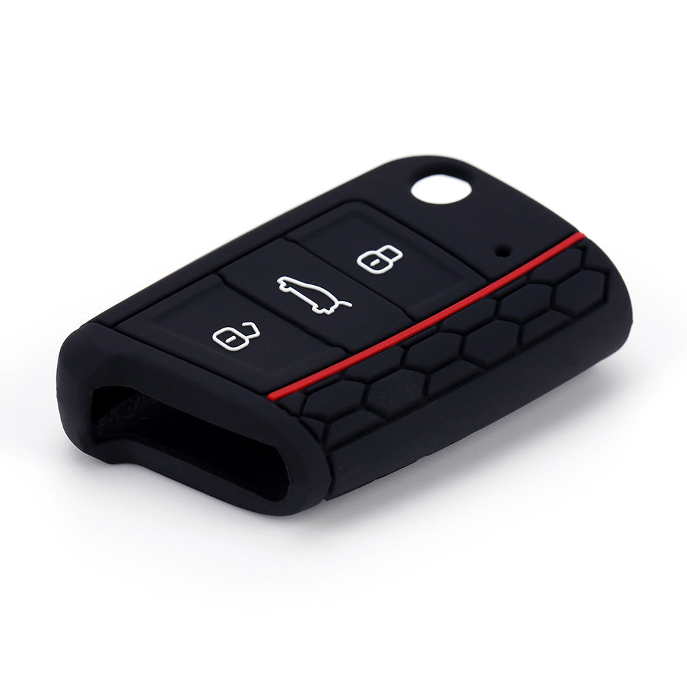 Marque couleur Silicone cas clé voiture cas clé